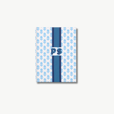 Block Print Monogram Stripe Journal